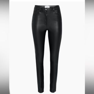 Vegan Leather “Melina” Slim Pant